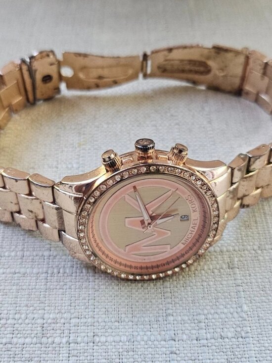 Michael Kors Women Wristwatch Rose Gold Analog Quarts Date Calendar Watch main image 11